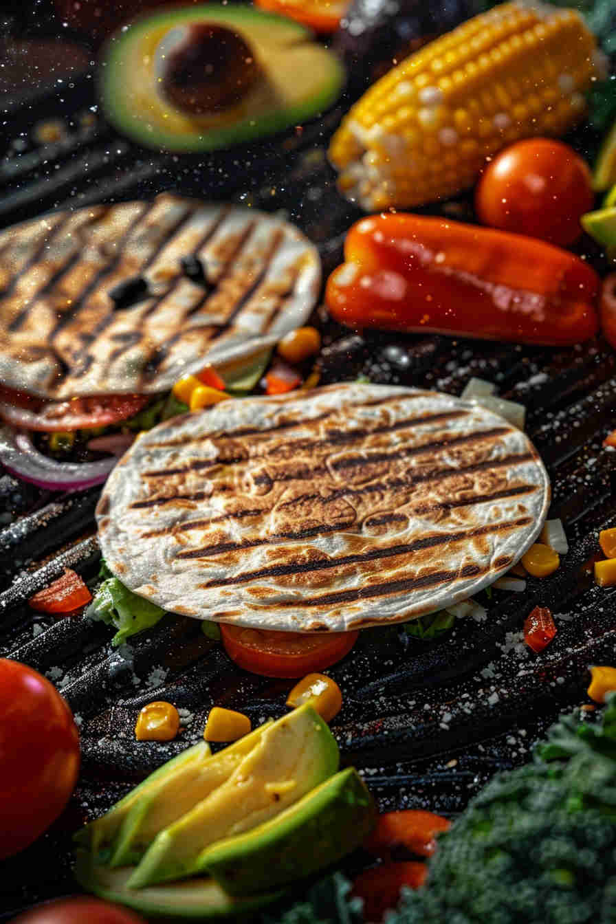 Loaded Veggie Quesadillas