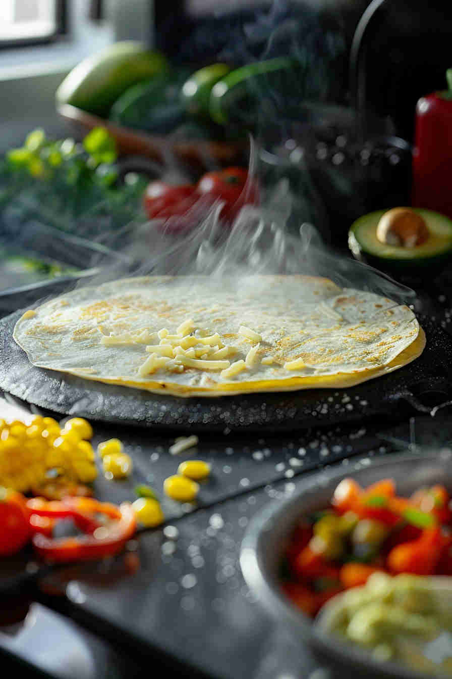 Loaded Veggie Quesadillas