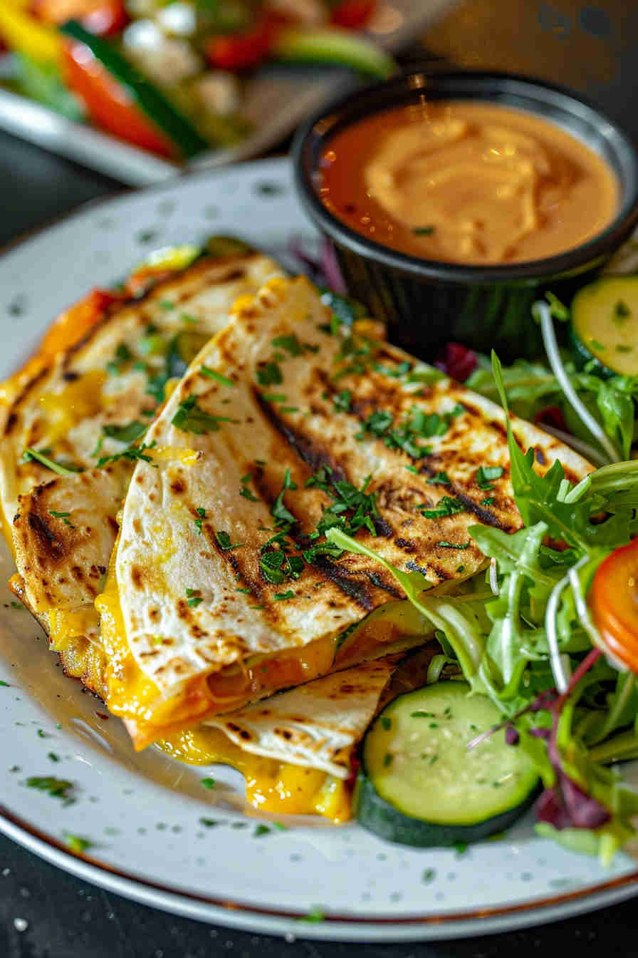 Loaded Veggie Quesadillas