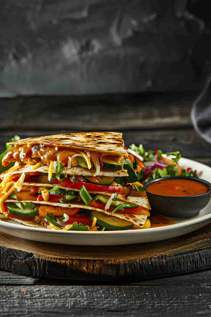 Loaded Veggie Quesadillas