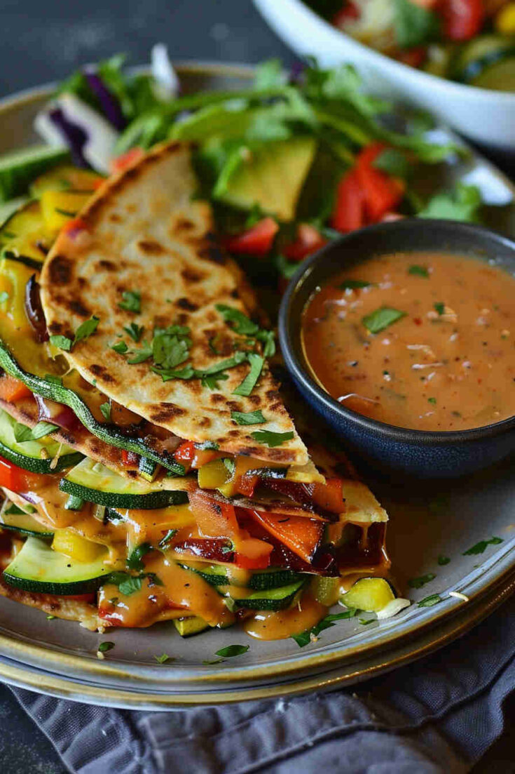 Loaded Veggie Quesadillas