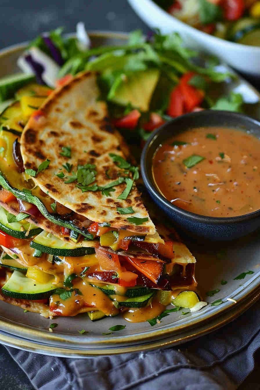 Loaded Veggie Quesadillas