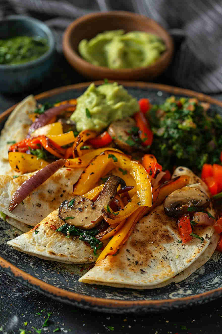 Loaded Veggie Quesadillas