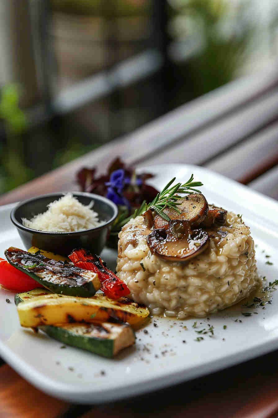 Low-Calorie Mushroom Risotto