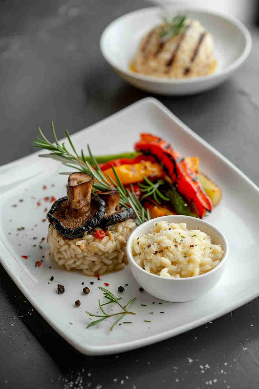 Low-Calorie Mushroom Risotto