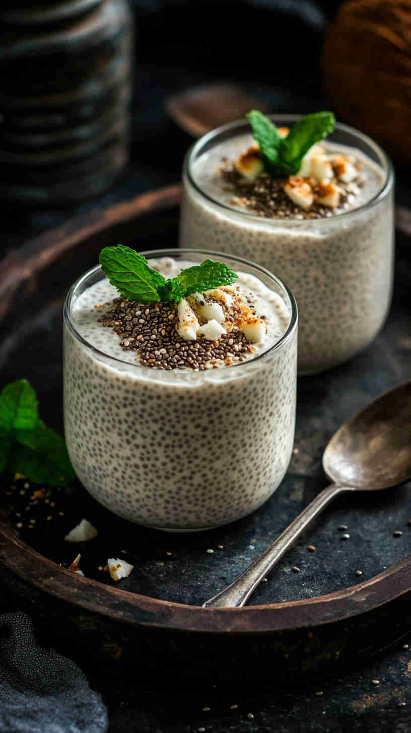 Low-Sugar Coconut Chia Pudding