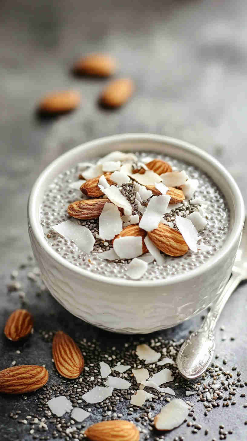 Low-Sugar Coconut Chia Pudding