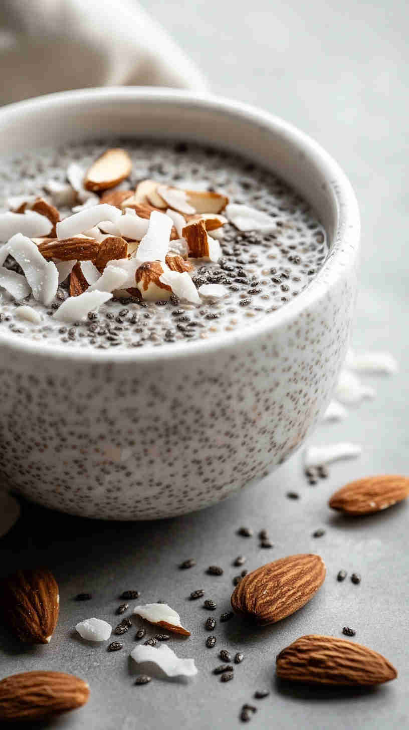 Low-Sugar Coconut Chia Pudding