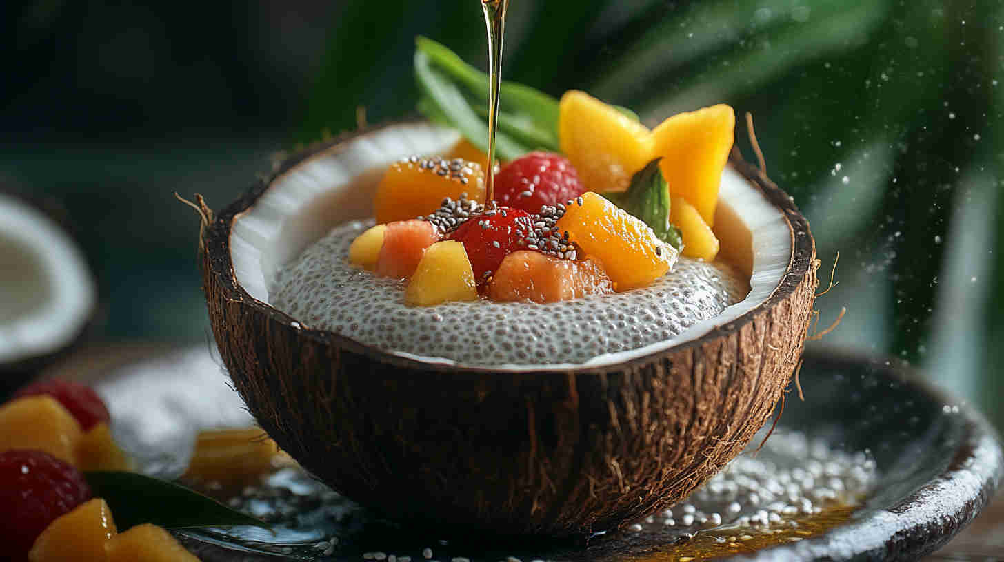 Low-Sugar Coconut Chia Pudding