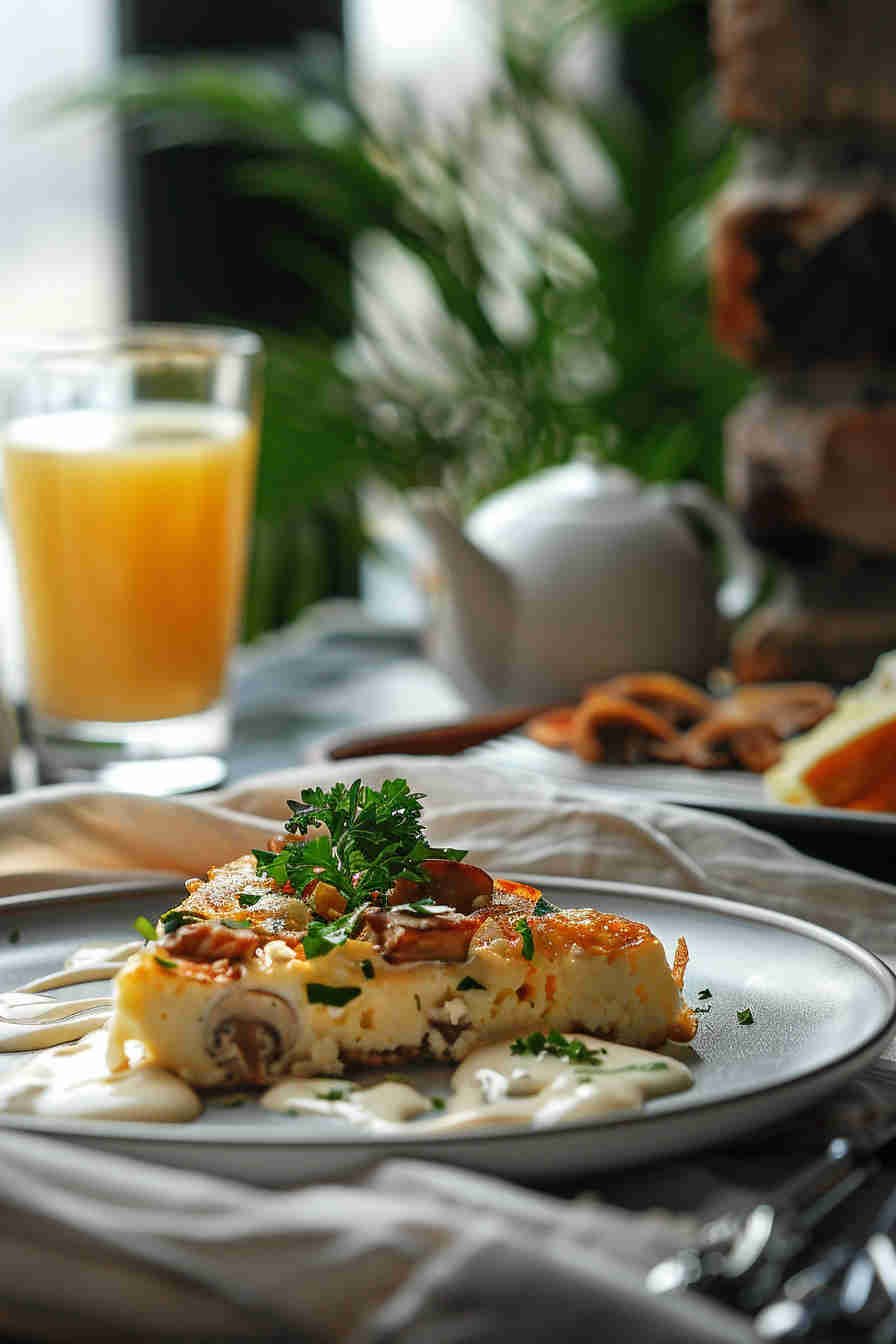 Mushroom and Asparagus Frittata