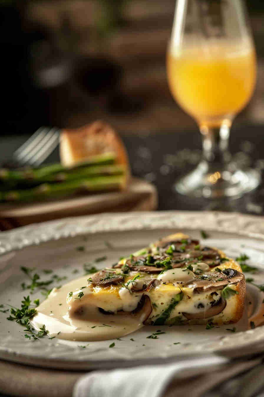 Mushroom and Asparagus Frittata