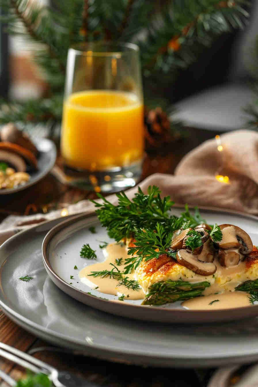 Mushroom and Asparagus Frittata