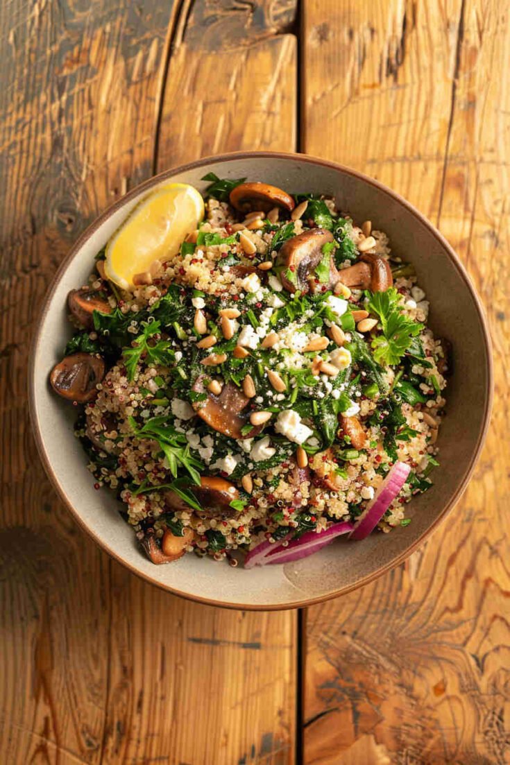 Mushroom and Quinoa Salad
