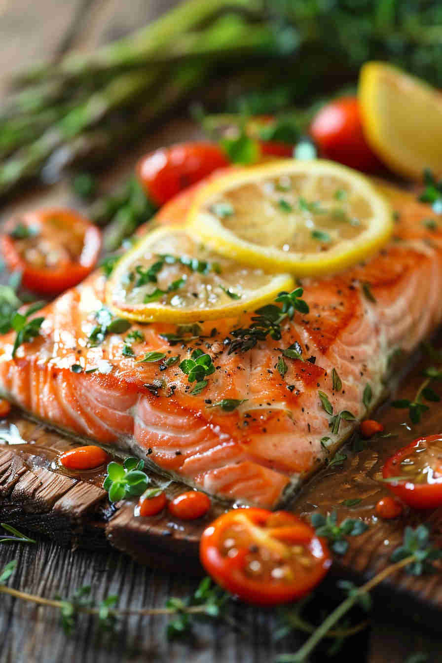 One-Pan Lemon Garlic Salmon
