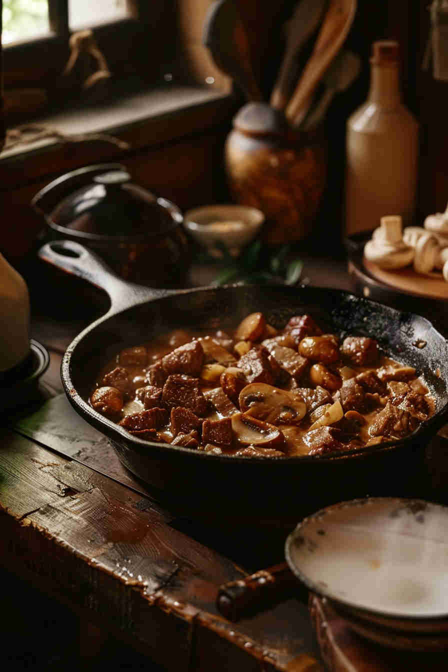 One-Pot Beef Stroganoff