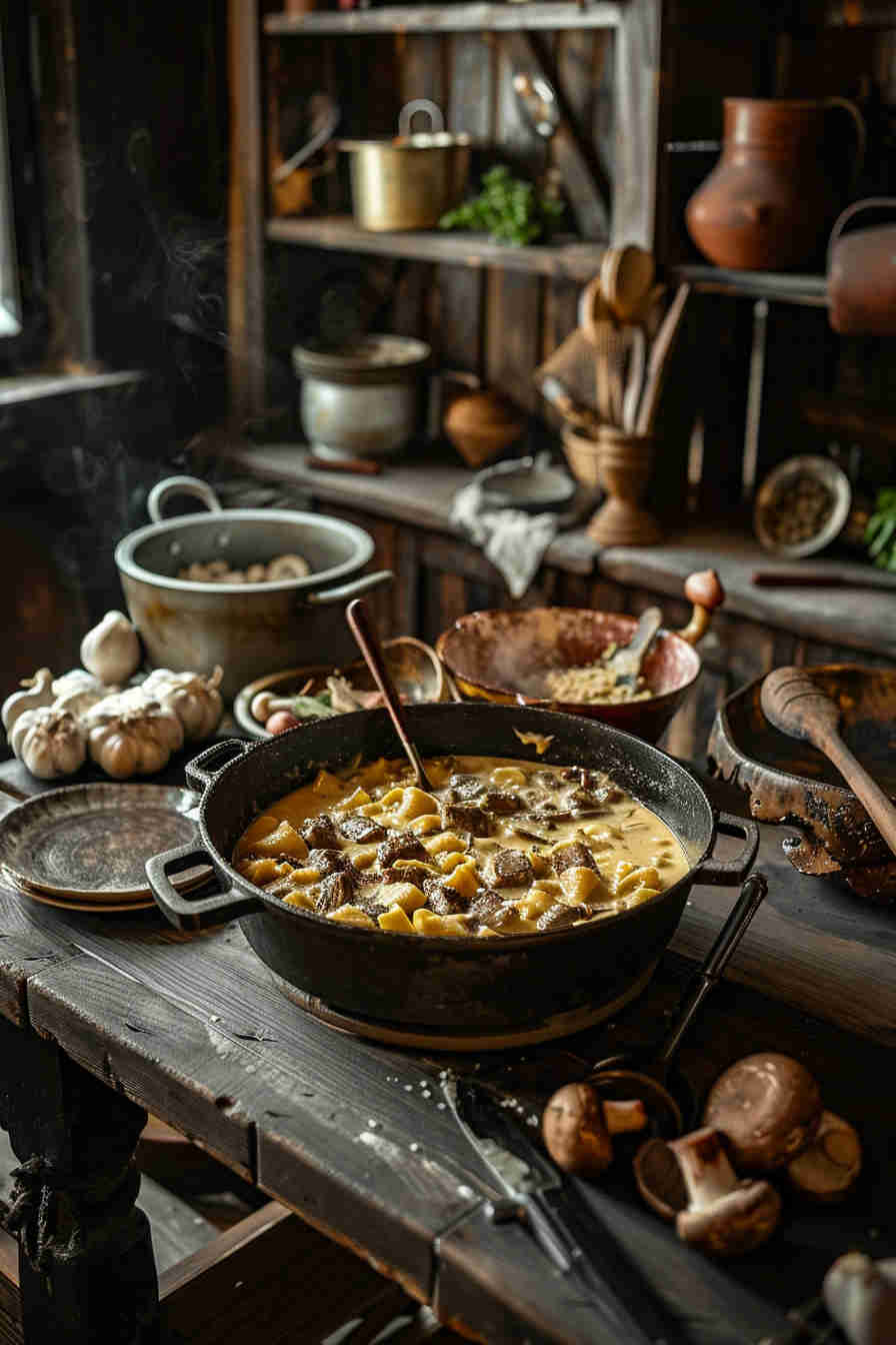 One-Pot Beef Stroganoff