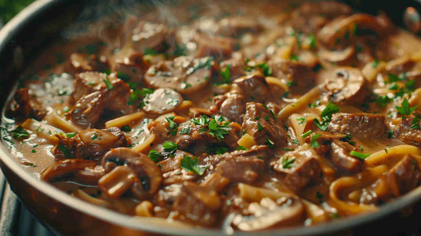 One-Pot Beef Stroganoff