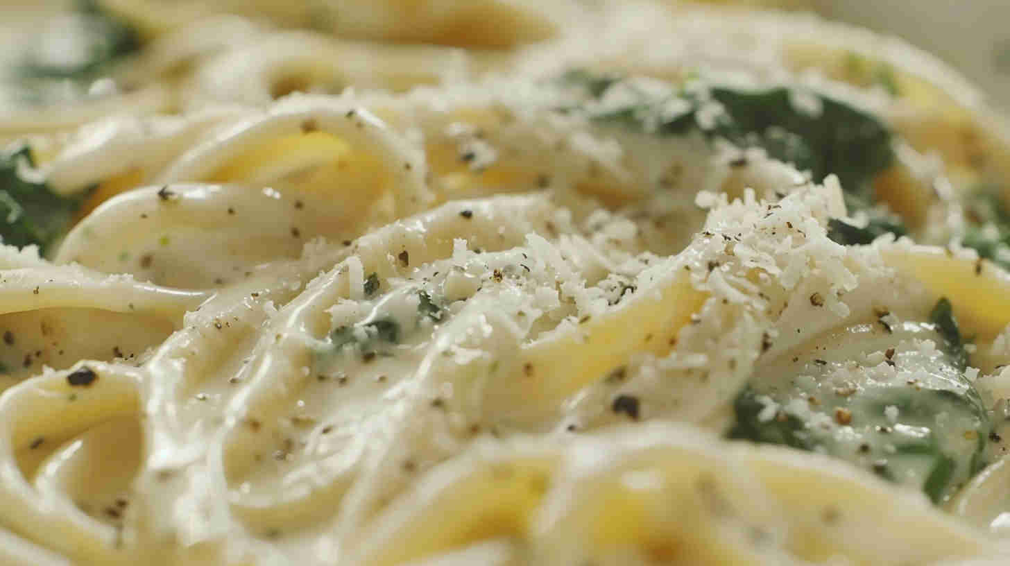 One-Pot Spinach Alfredo Pasta