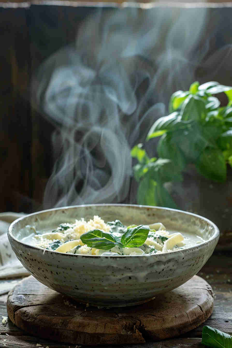 One-Pot Spinach Alfredo Pasta