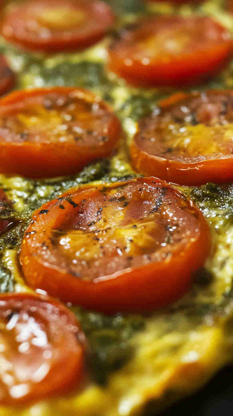 Pesto & Cherry Tomato Frittata