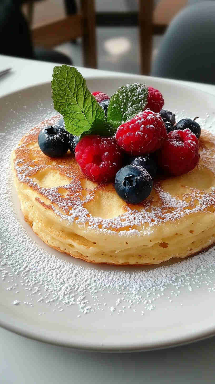 Protein Pancakes with Greek Yogurt