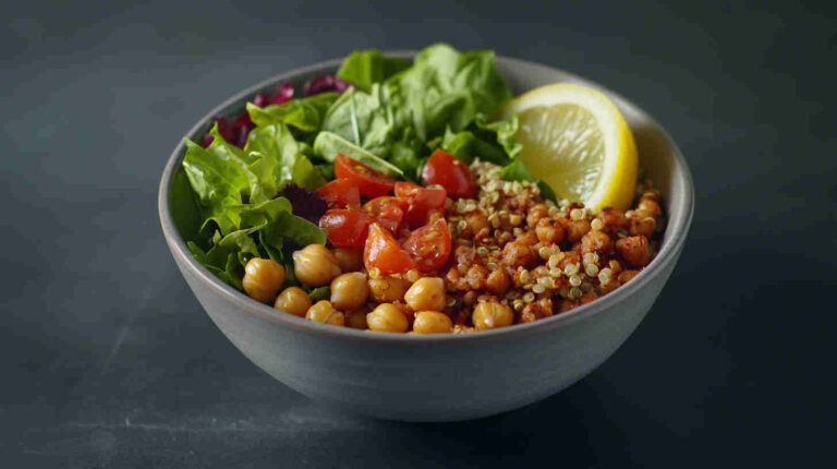 Quinoa & Roasted Chickpea Bowl