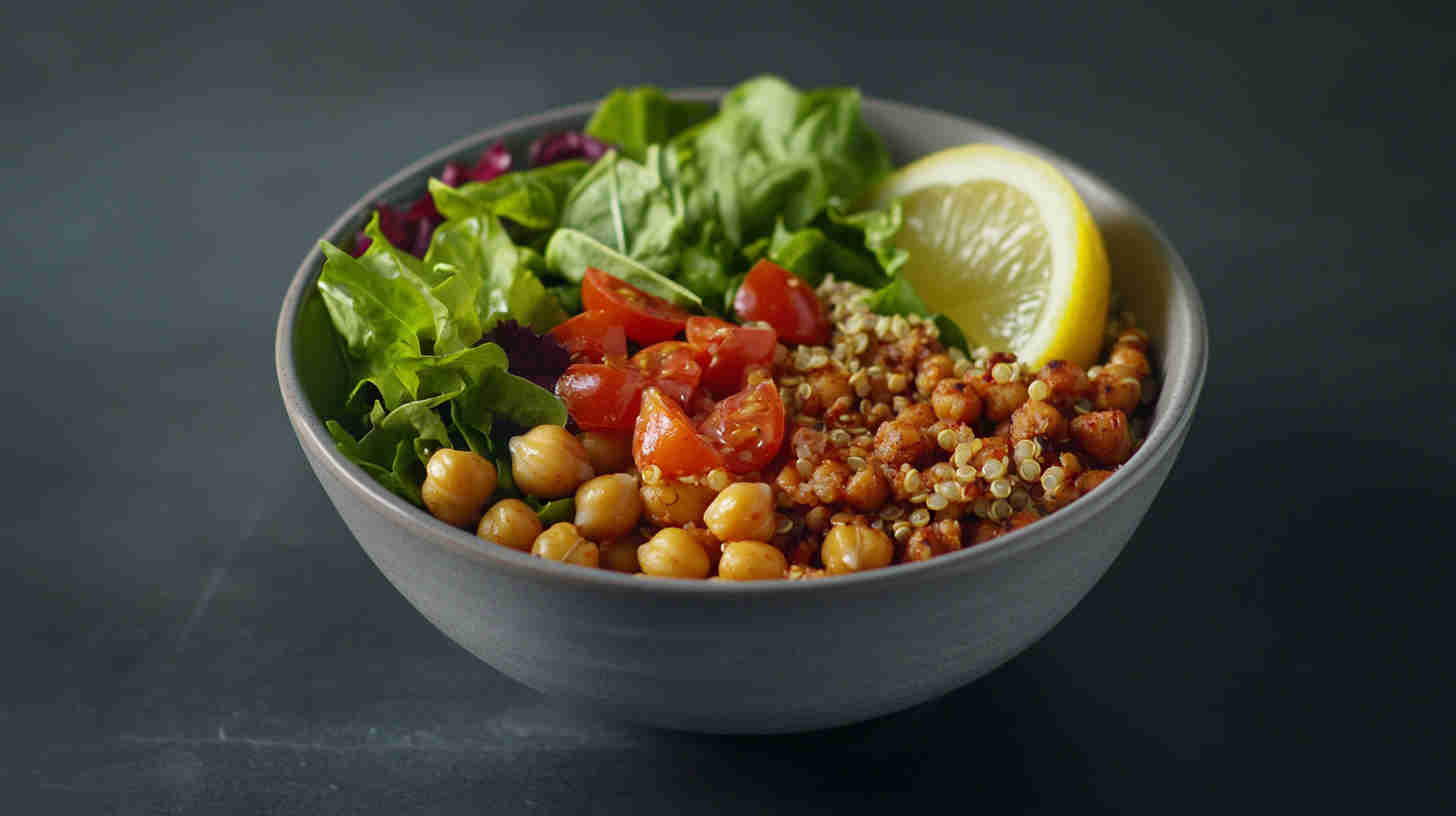 Quinoa & Roasted Chickpea Bowl