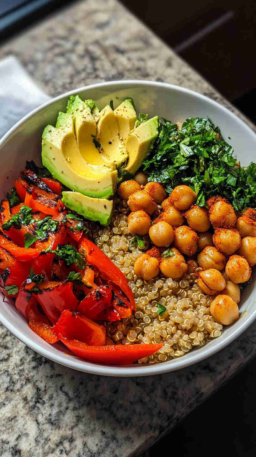 Quinoa & Roasted Chickpea Bowl