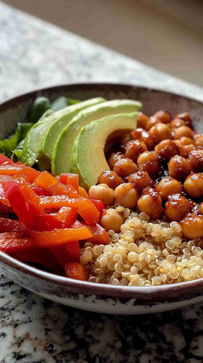 Quinoa & Roasted Chickpea Bowl