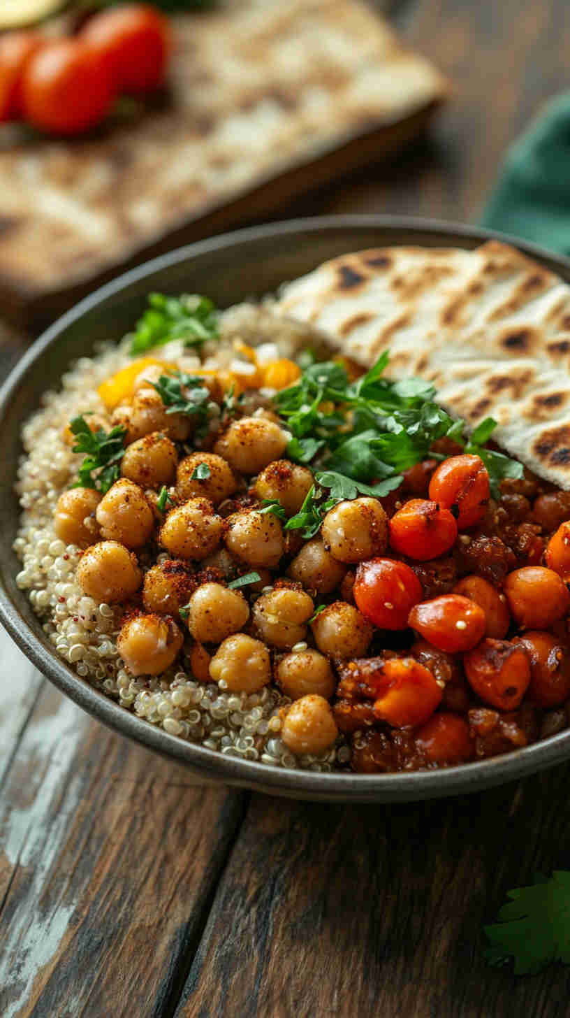 Quinoa & Roasted Chickpea Bowl