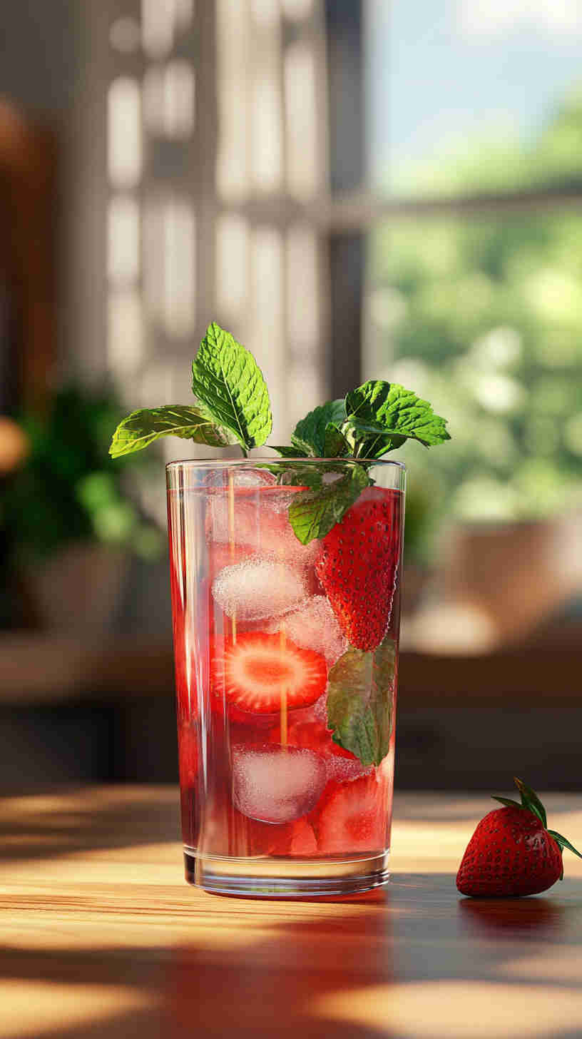 Refreshing Strawberry Acai Lemonade