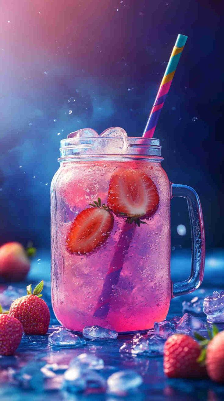 Refreshing Strawberry Acai Lemonade