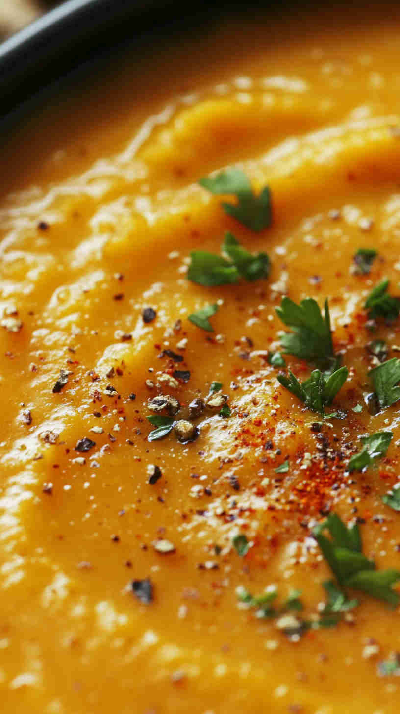 Roasted Carrot and Ginger Soup