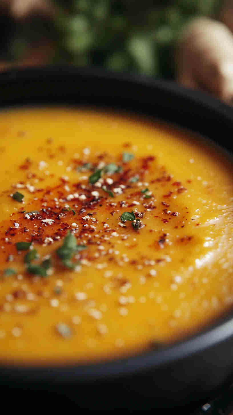 Roasted Carrot and Ginger Soup