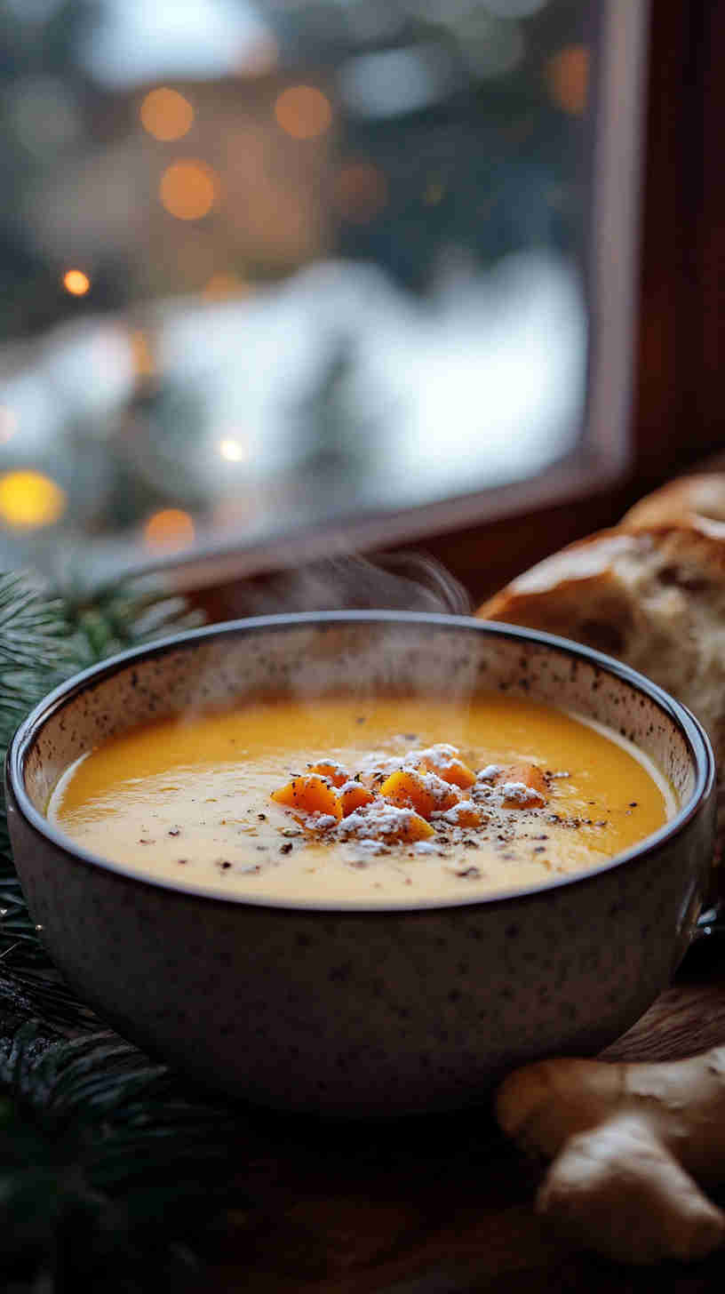 Roasted Carrot and Ginger Soup