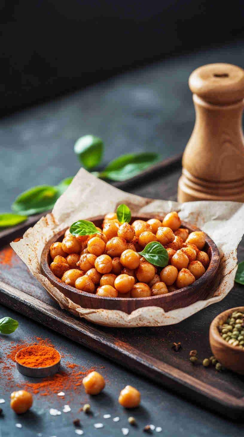 Roasted Chickpeas with Paprika