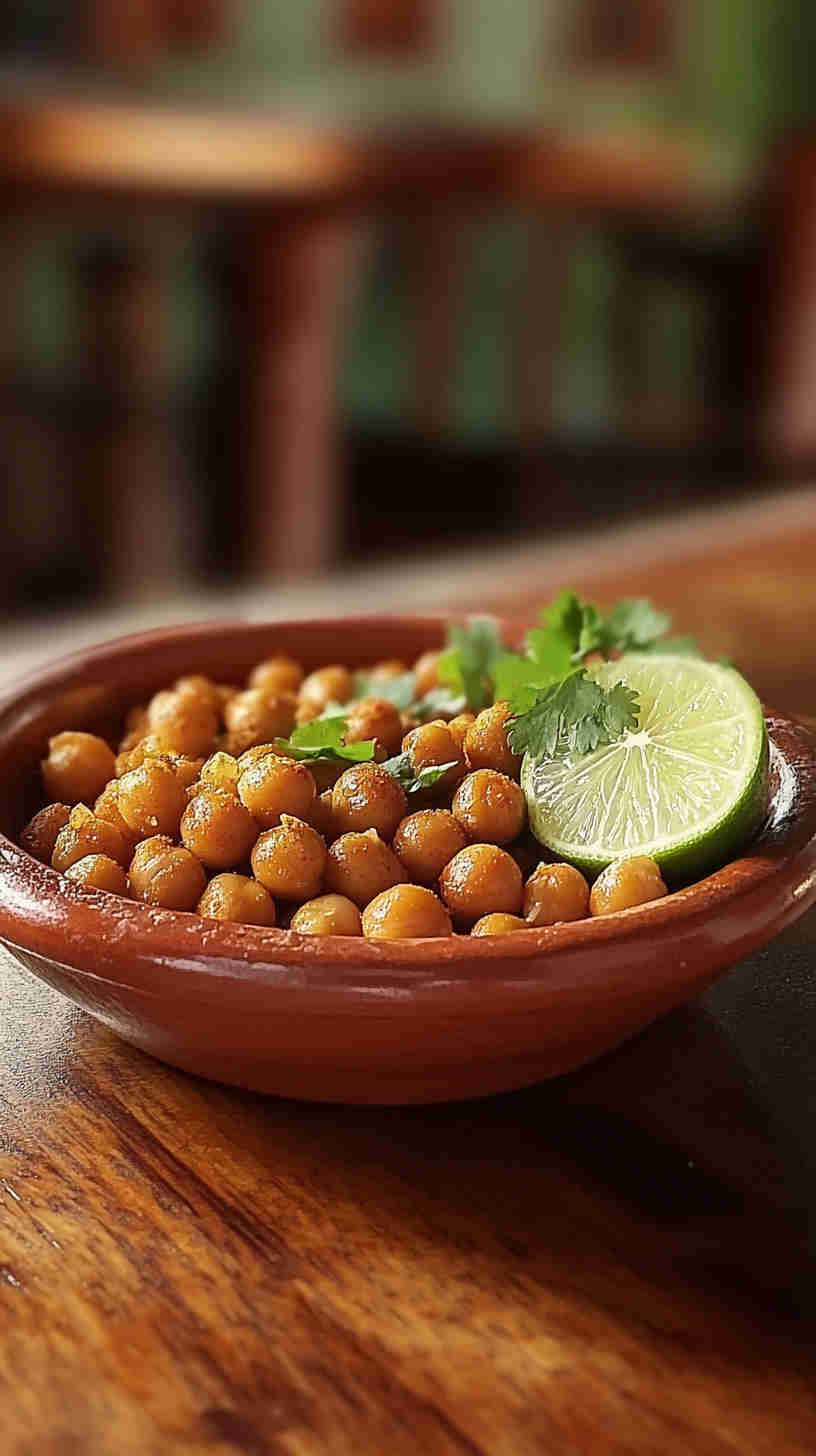 Roasted Chickpeas with Paprika