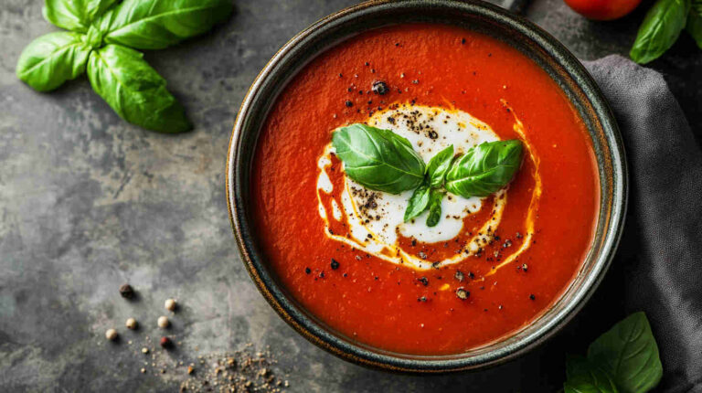 Roasted Red Pepper and Tomato Soup