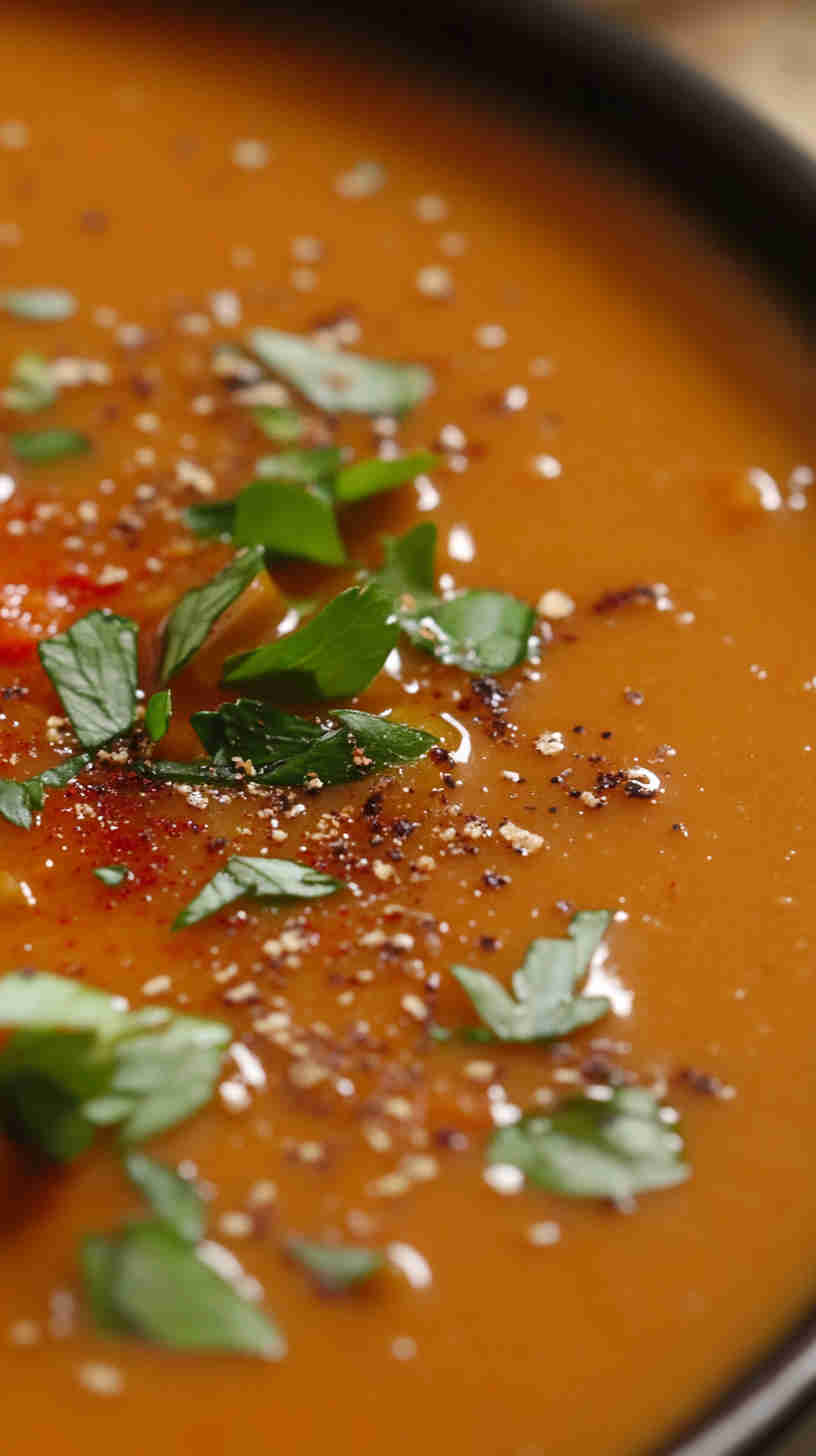 Roasted Red Pepper and Tomato Soup