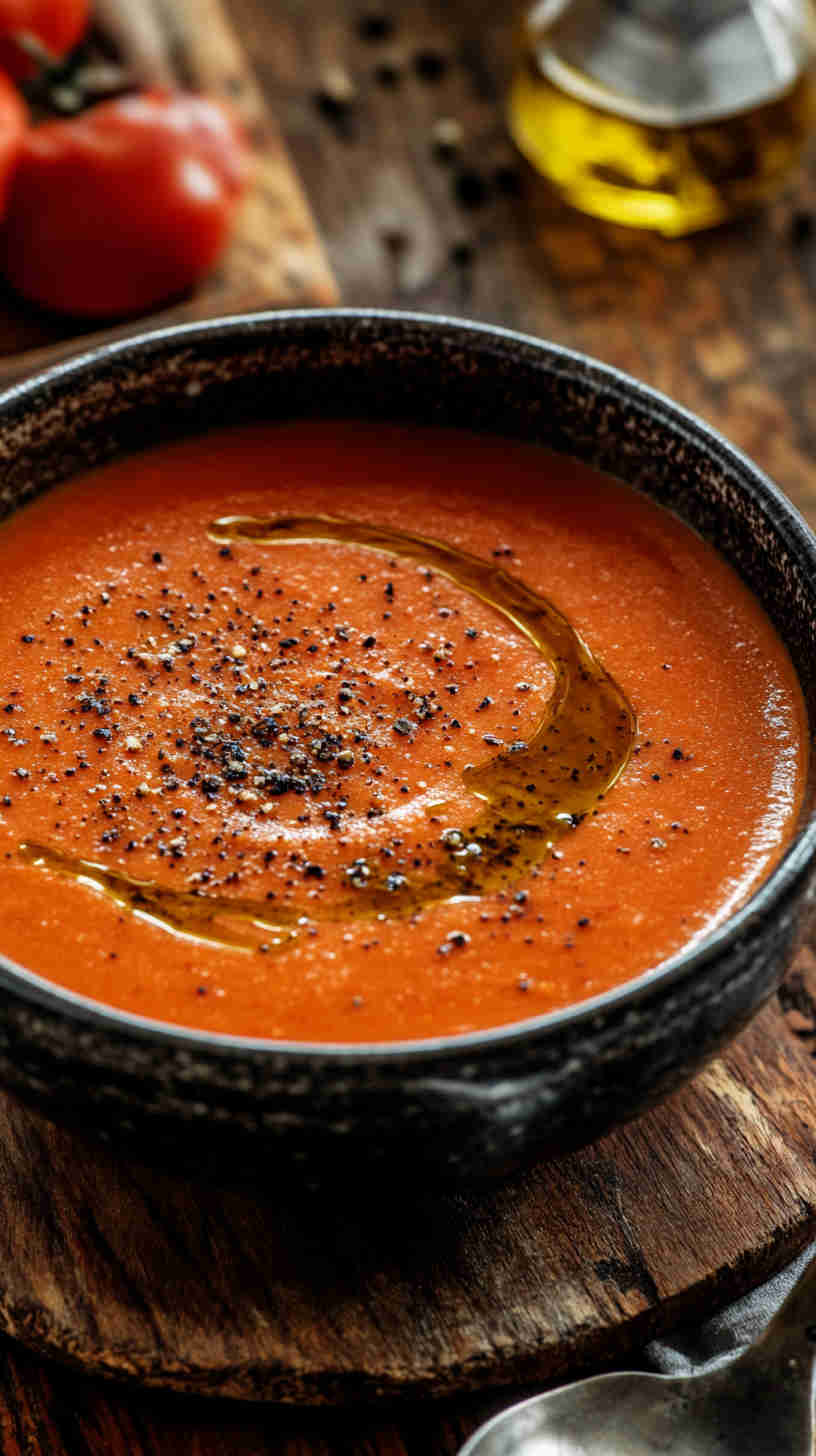 Roasted Red Pepper and Tomato Soup