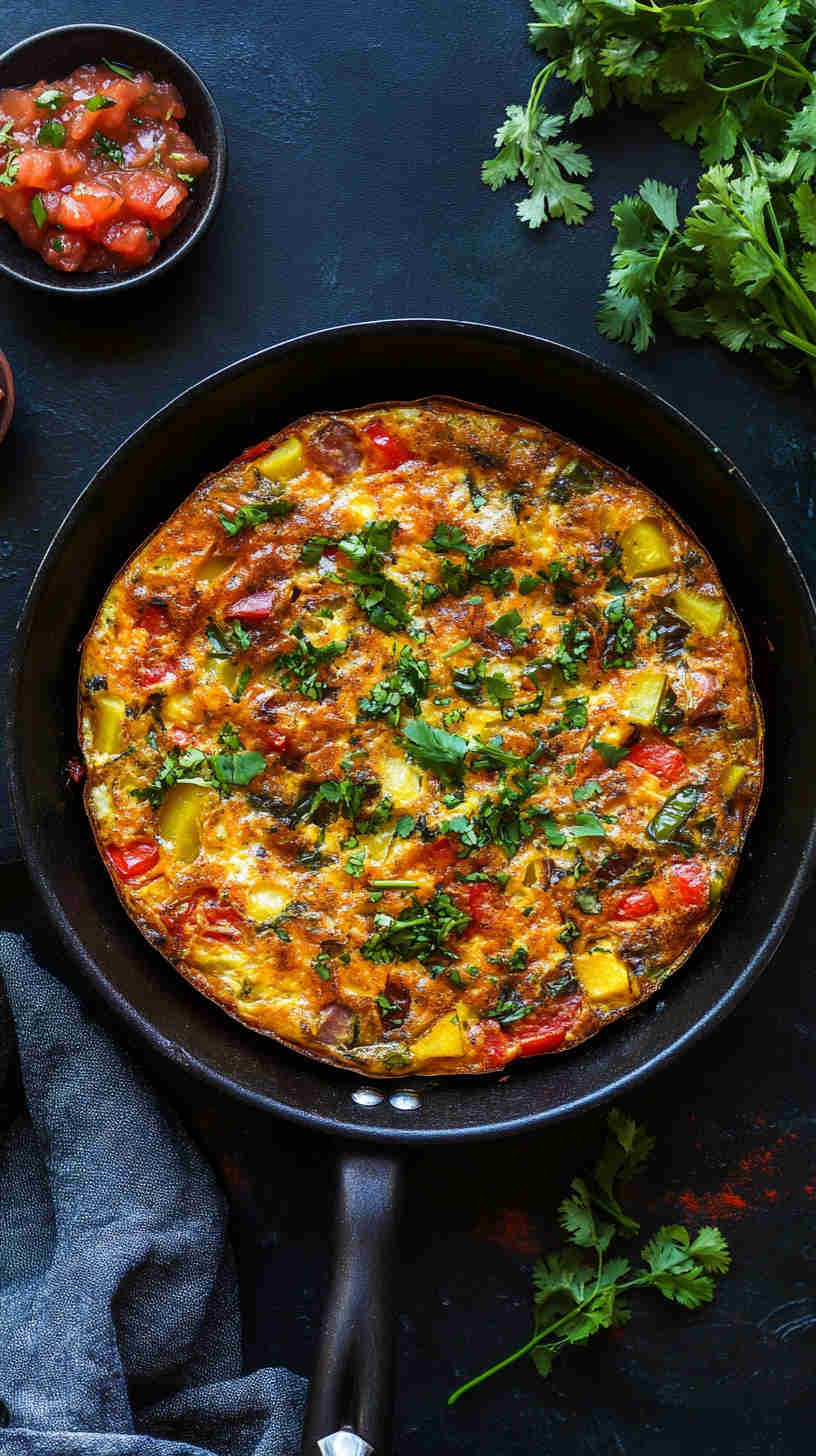 Sausage, Bell Pepper & Potato Frittata