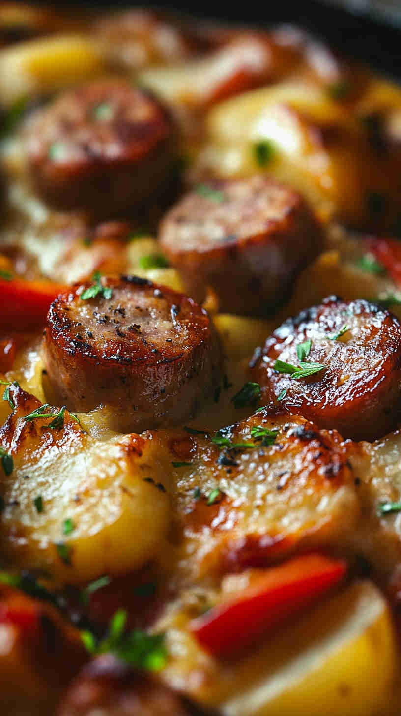 Sausage, Bell Pepper & Potato Frittata