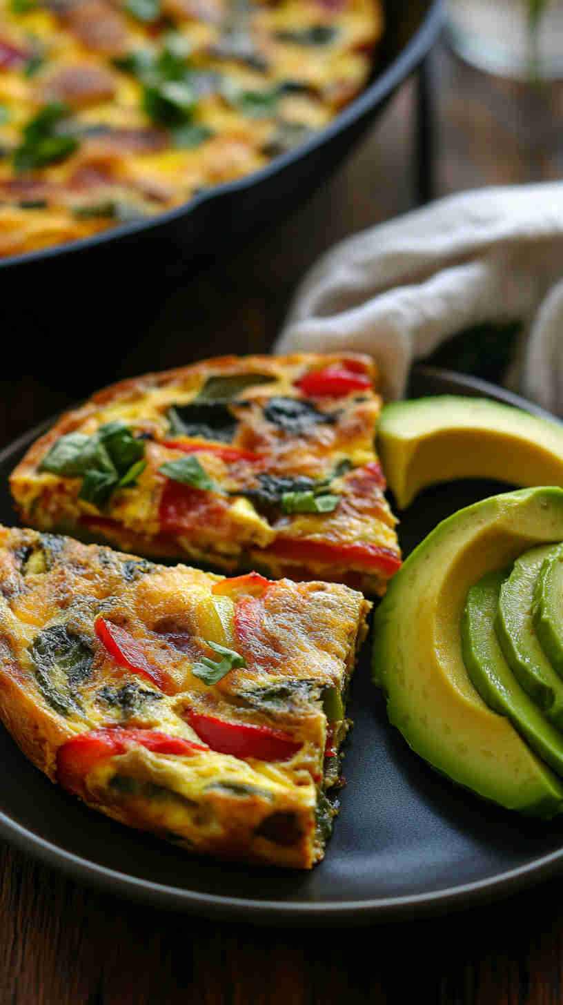 Sausage, Bell Pepper & Potato Frittata