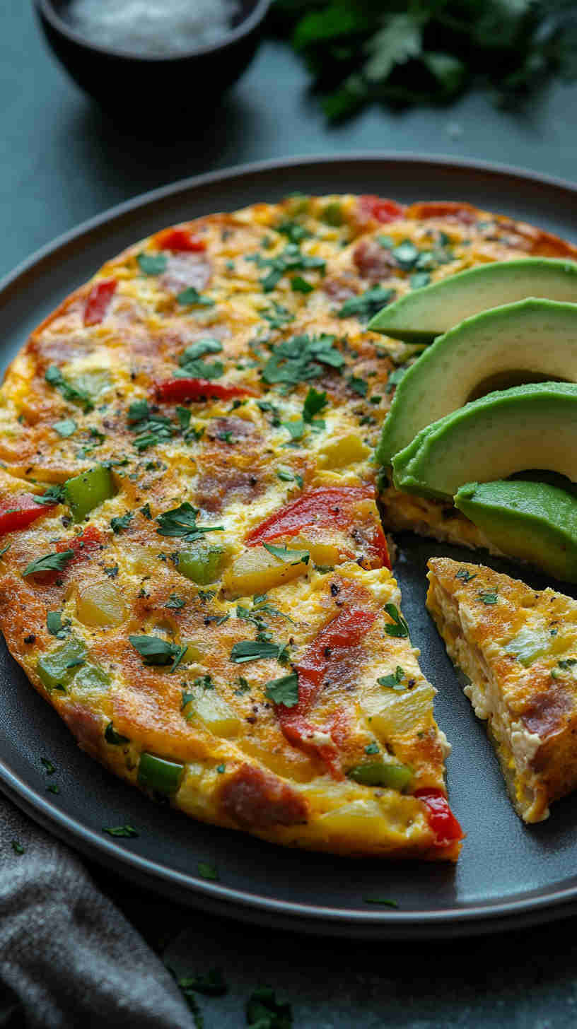 Sausage, Bell Pepper & Potato Frittata