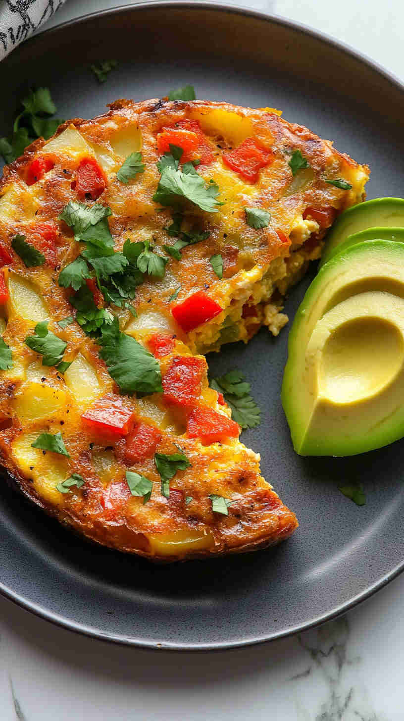 Sausage, Bell Pepper & Potato Frittata