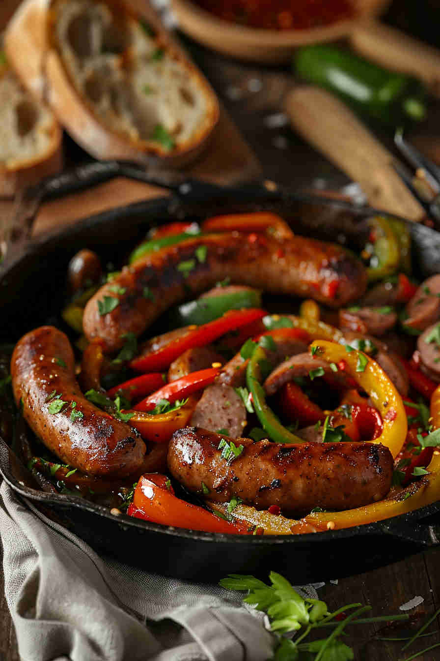 Sausage and Bell Pepper Skillet