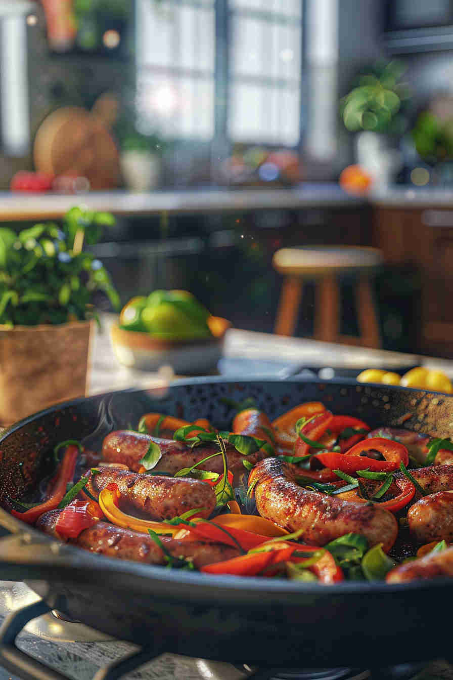 Sausage and Bell Pepper Skillet