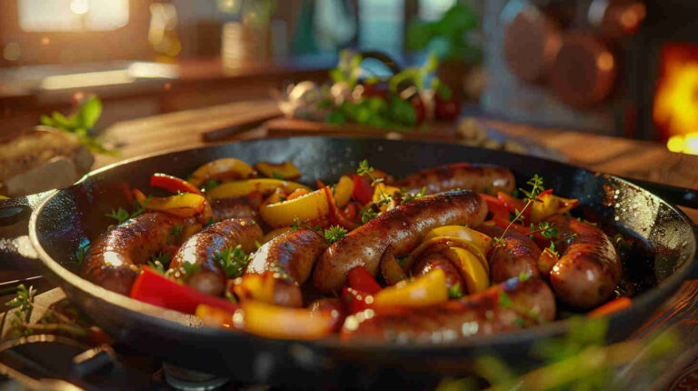 Sausage and Bell Pepper Skillet