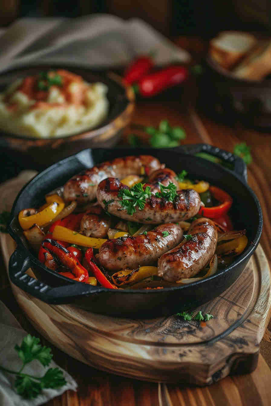 Sausage and Bell Pepper Skillet