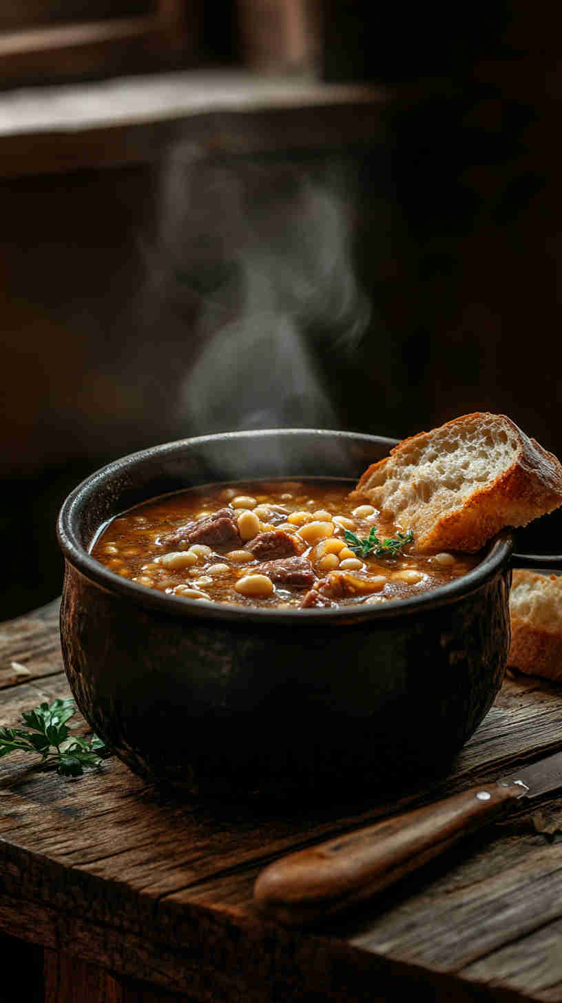 Savory Beef and Barley Soup